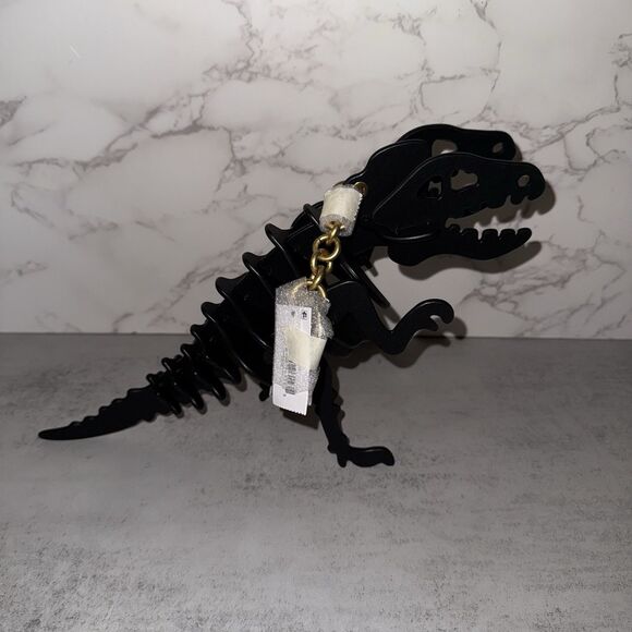 Coach Official Large Rexy Skeleton Bag Charm CCE76 B4/BK Brass/Black - Picture 3 of 8